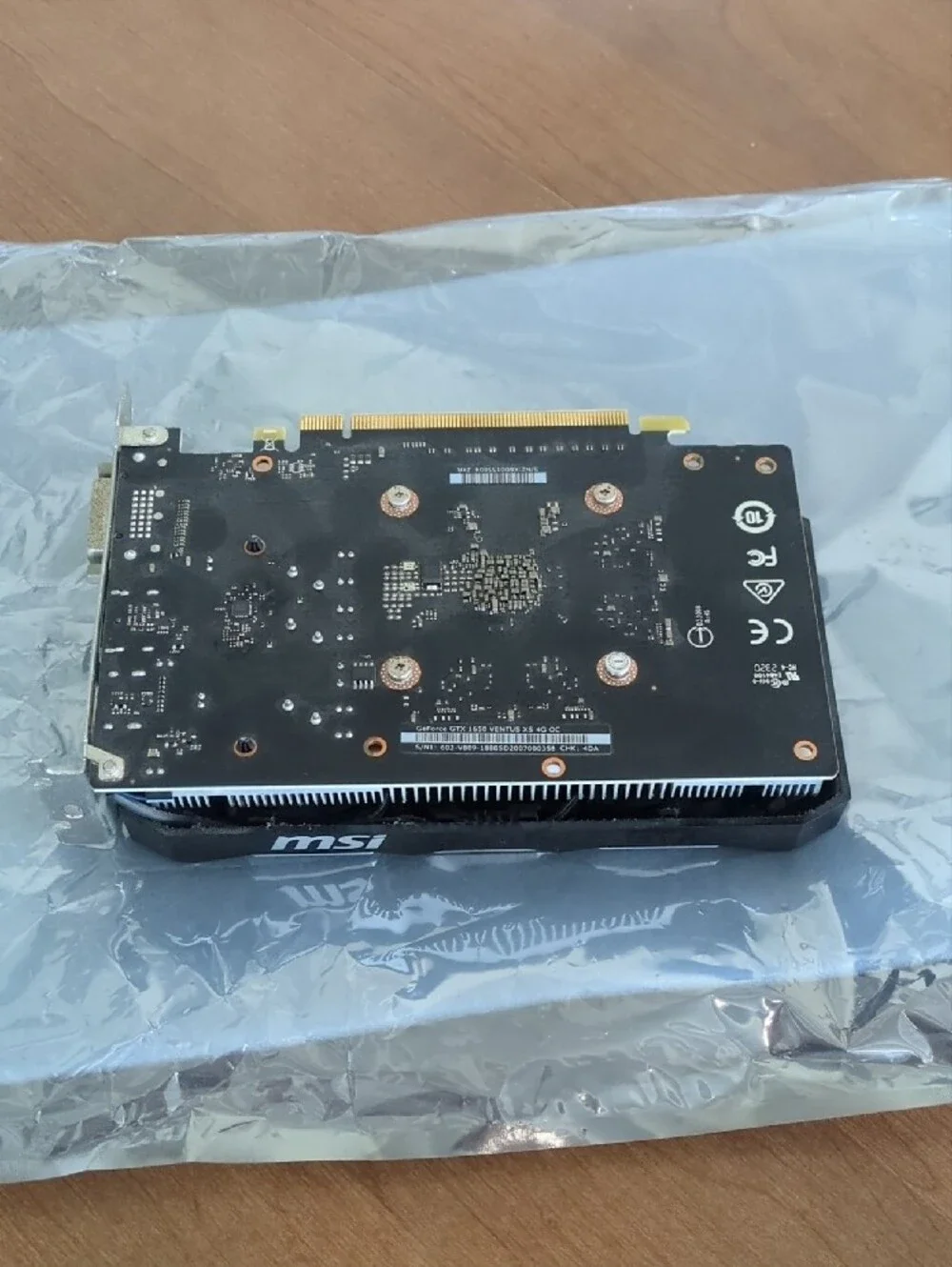 MSI Dual-Fan Graphics Card in Black, Silver & Green Accents
